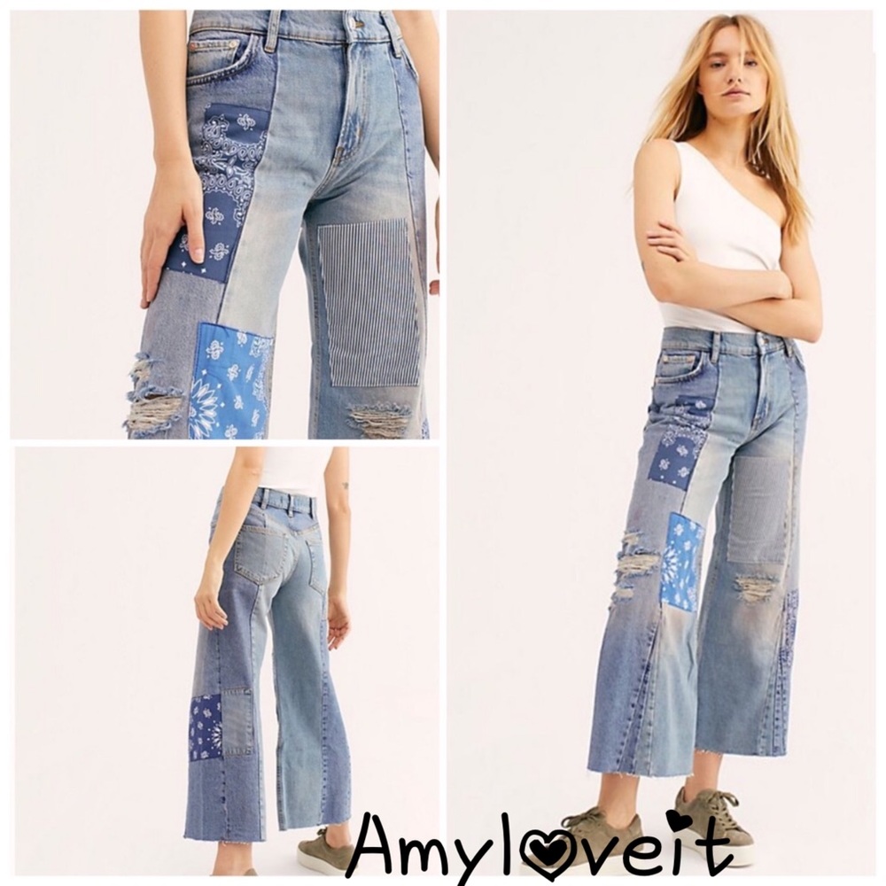 🔥Sale Free People Heart Of Gold Jeans